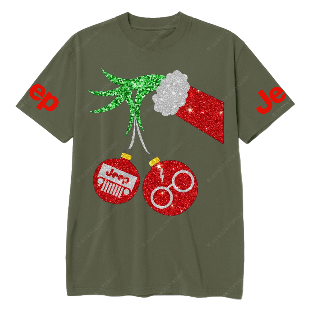 Hand Holding And Bling Merry Christmas Jp T-Shirt