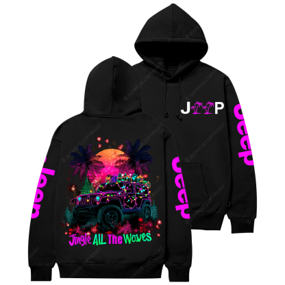 Jingle All the Waves Jp Casual Hoodie