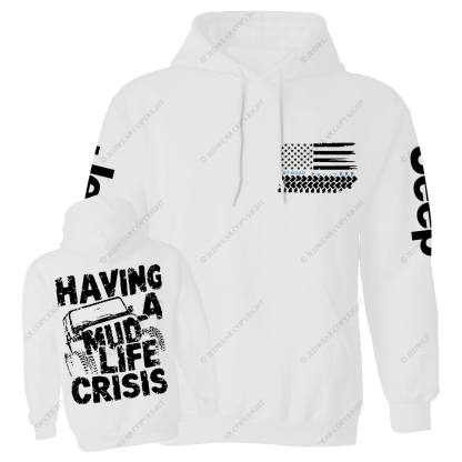 Having A Mud Life Crisis Jp Casual Hoodie