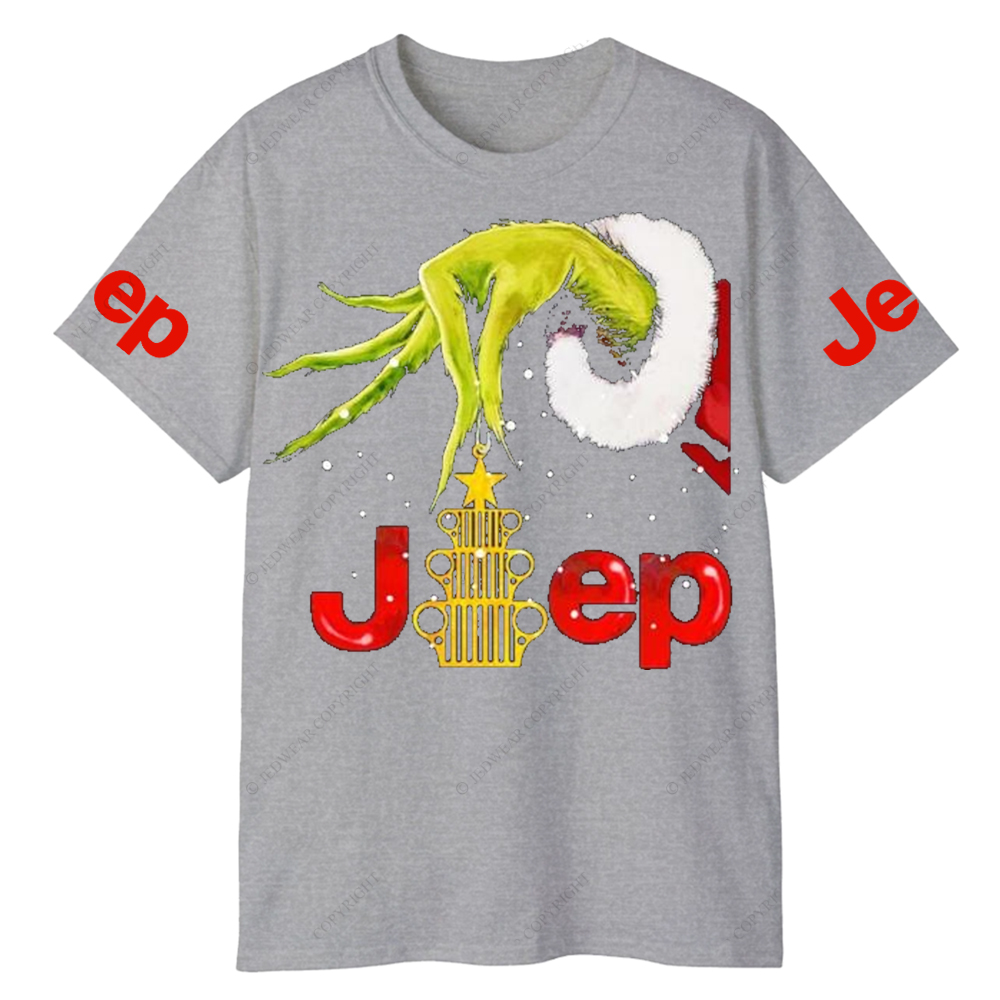  Santa Hug Pine Tree  Merry Christmas  Jp T-Shirt