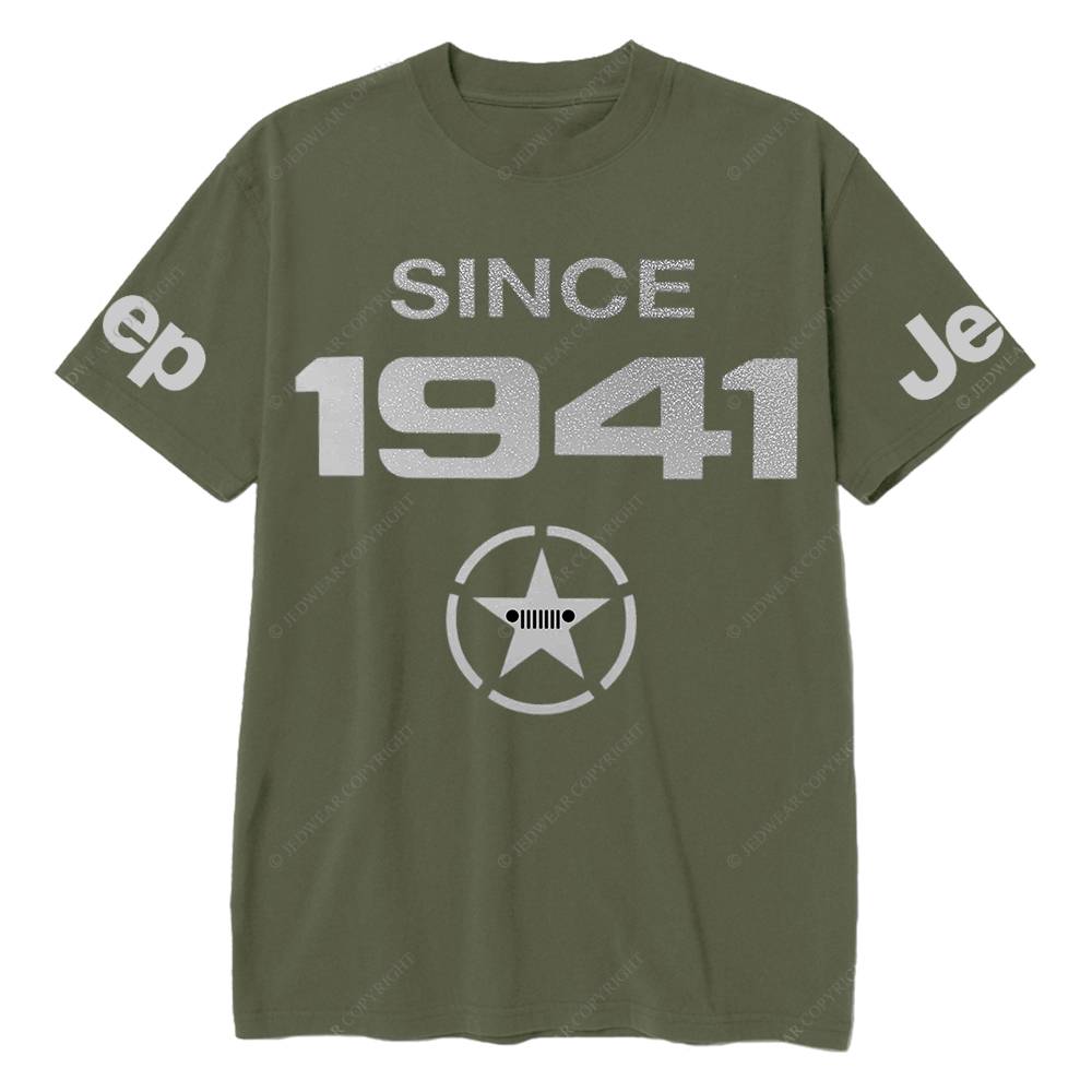 Vintage Military Star Circle Since 1941 Jp T-Shirt