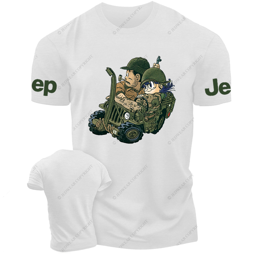 Green Cartoon Car Jp T-Shirt