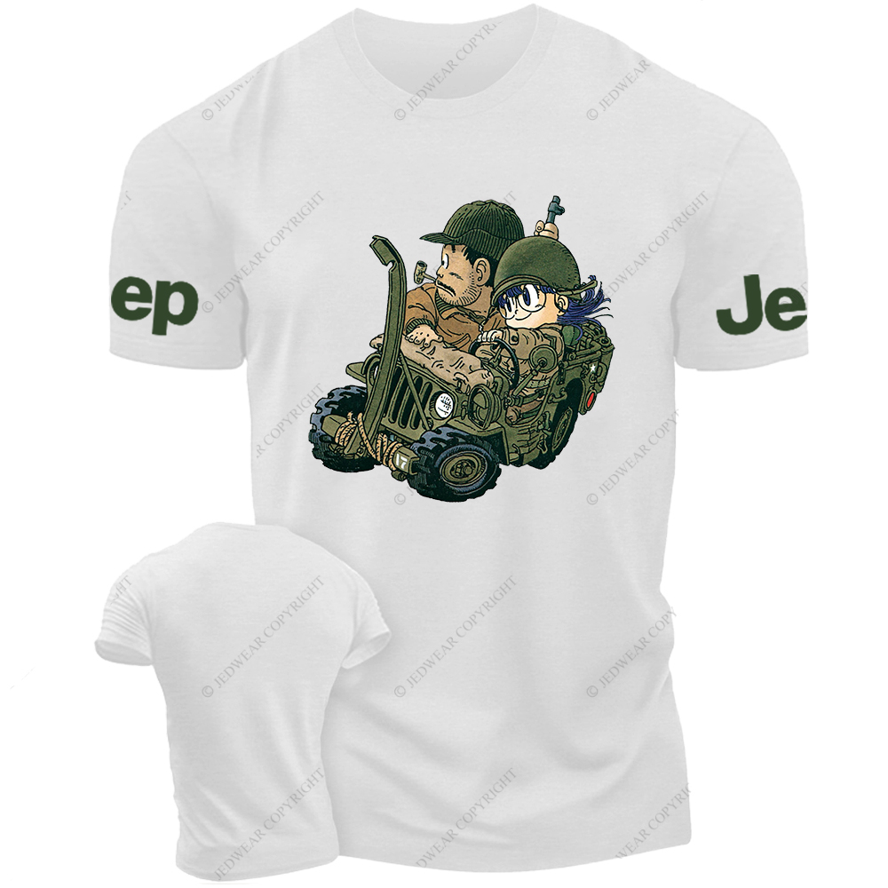 Green Cartoon Car Jp T-Shirt