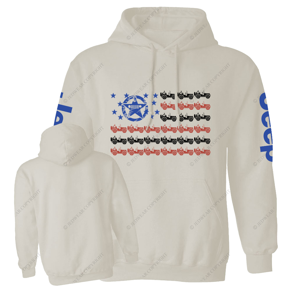 American Flag Military Star Jp Casual Hoodie
