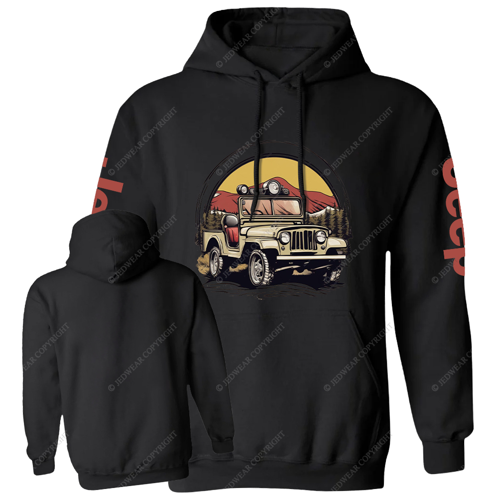 Wrangler JK Mountain Jp Casual Hoodie