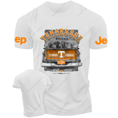 Tennessee Volunteers Labs in Truck Jp T-Shirt