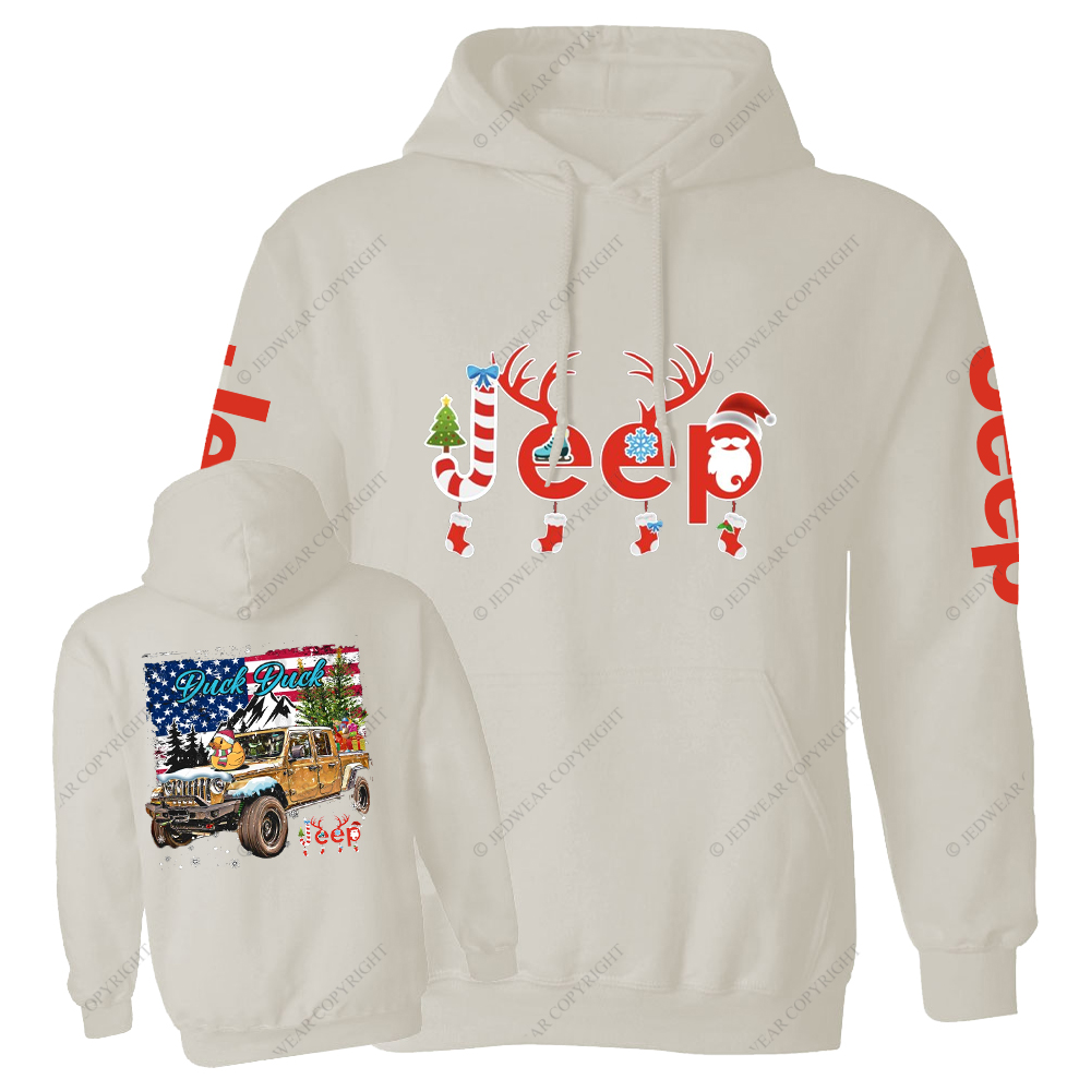 Christmas Elk Sleigh Jp Casual Hoodie
