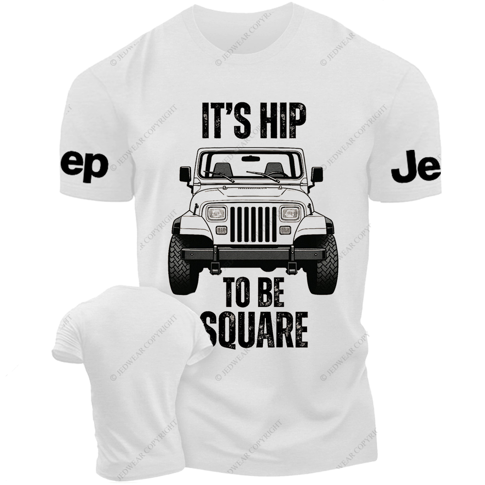 Wrangler YJ It's Hip To Be Square Jp T-Shirt