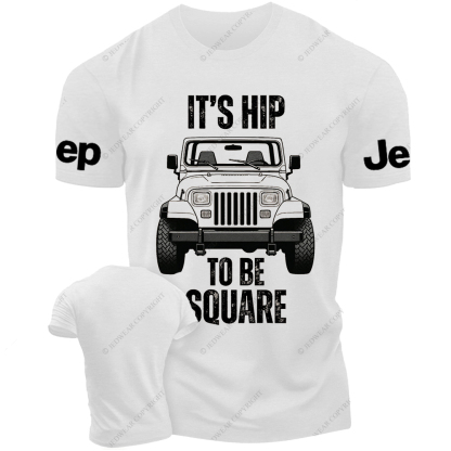 Wrangler YJ It's Hip To Be Square Jp T-Shirt