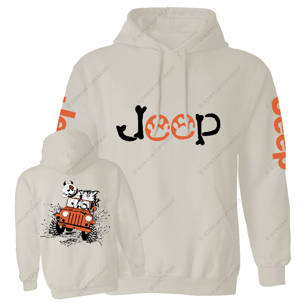 Orange Car Dog And Cat Magnet Jp Casual Hoodie