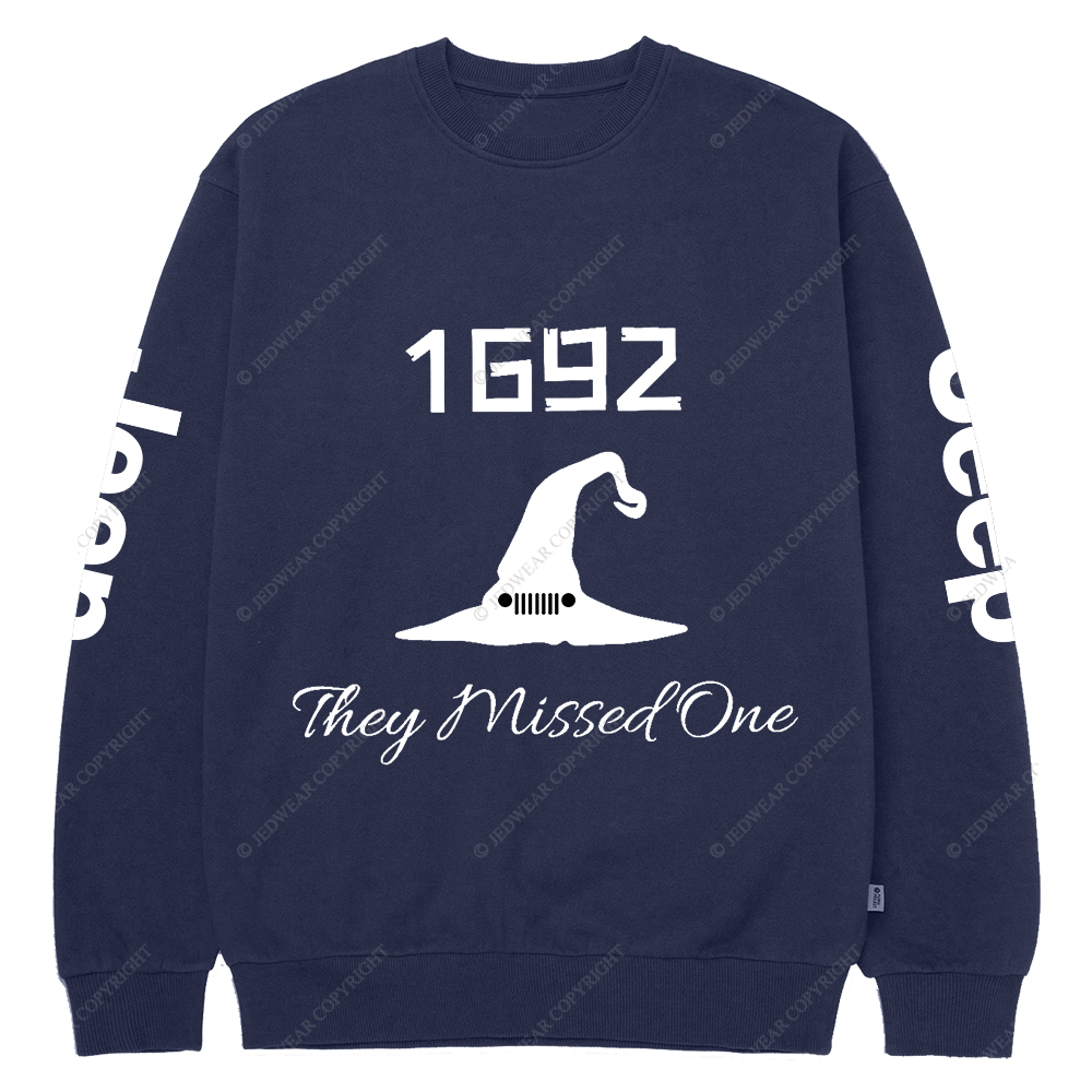 Halloween They Missed One 1692 Jp Crew Neck Sweatshirt