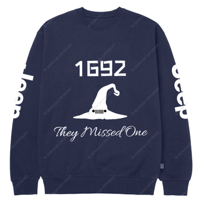 Halloween They Missed One 1692 Jp Crew Neck Sweatshirt