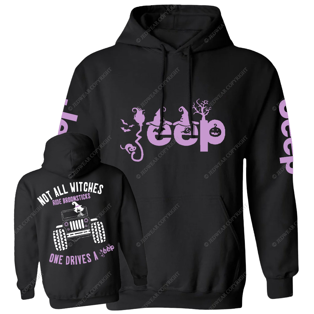 Halloween Not All Witches Ride Broomsticks One Drive A Car Jp Casual Hoodie