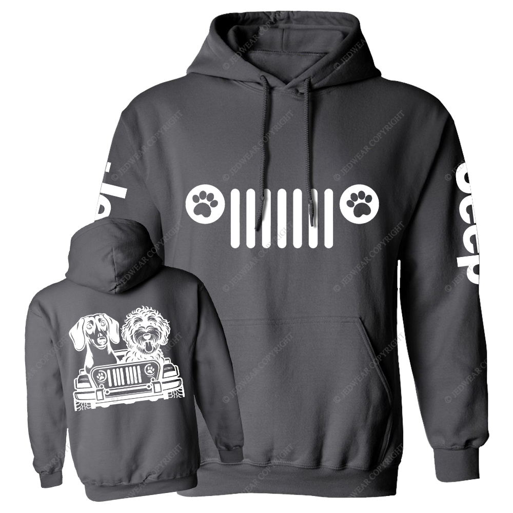 Pets Sitting In The Car Jp Casual Hoodie