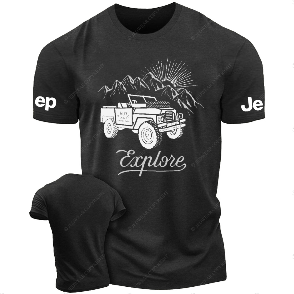 Explore Sun Mountains Hand Painted  JP T-Shirt
