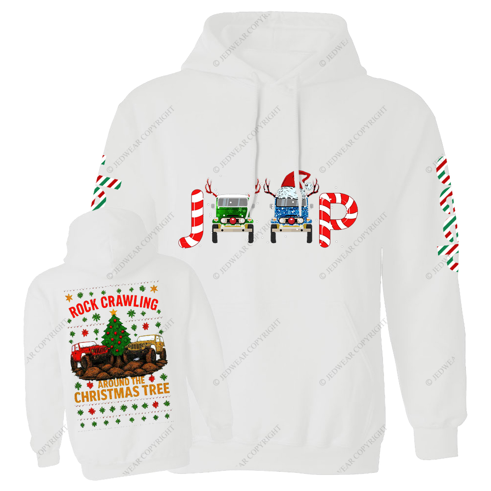 Rock Ceawling Around The Christmas Tree Jp Casual Hoodie