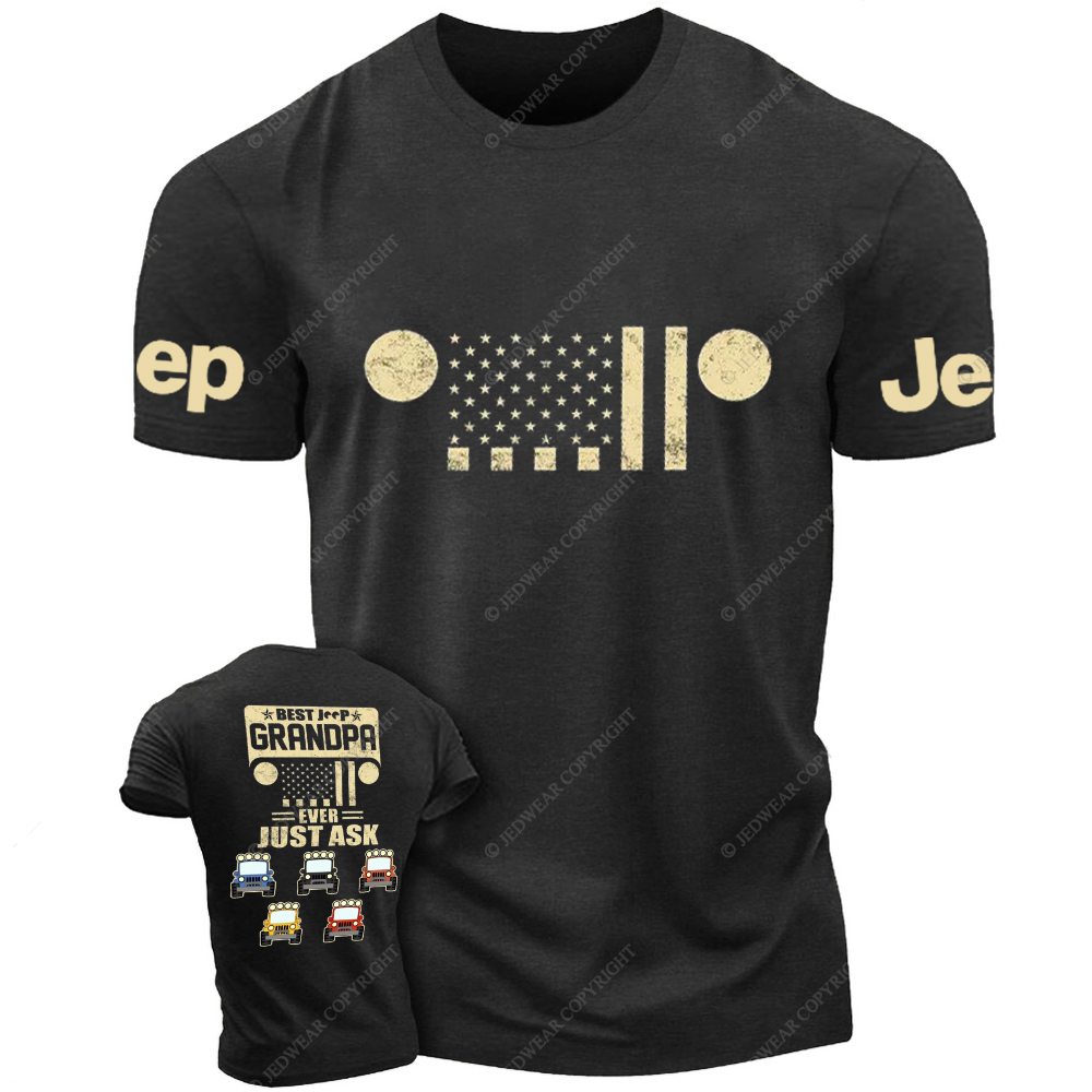 Best Car Grandpa Ever Just Ask Jp T-Shirt
