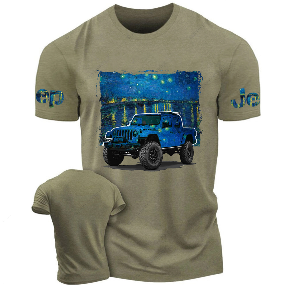 Starry Night over the Rhone By Van Gogh Canvas Jp T-Shirt