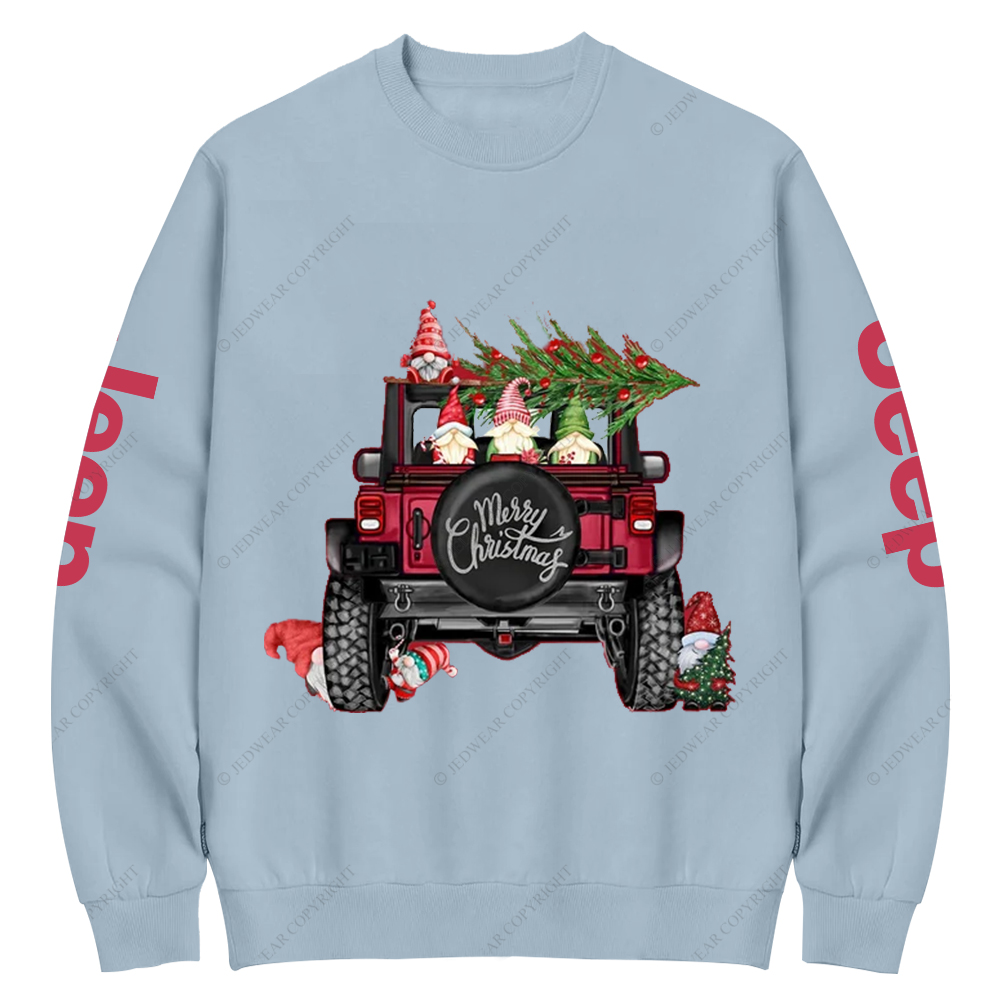Funny Merry Christmas Tree Jp Crew Neck Sweatshirt