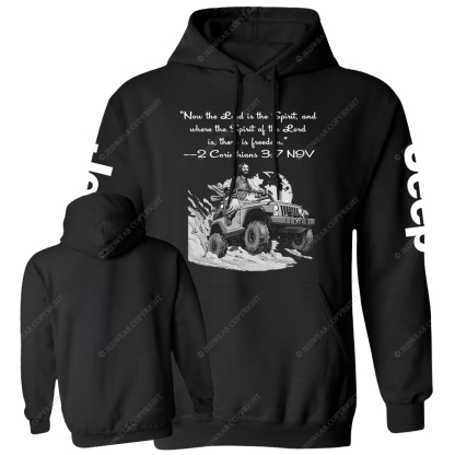Religion Cross Jesus Bible Wheelmarks Psalm Jp Casual Hoodie