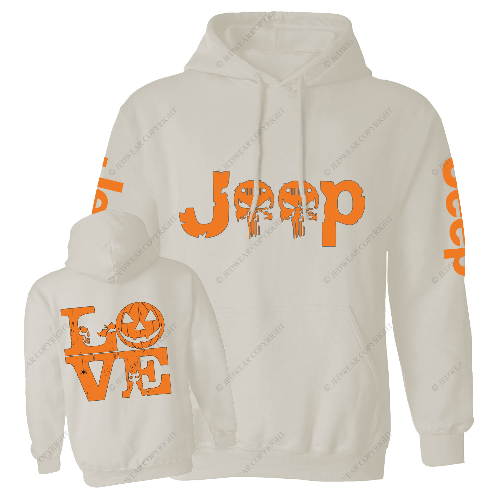 Pumpkin Halloween Skull Love Jp Casual Hoodie