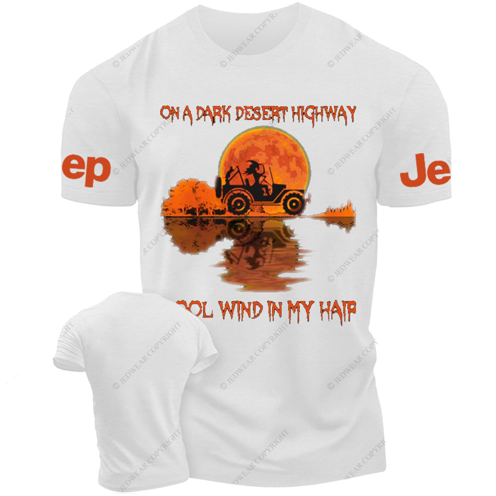 Halloween On A Dark Desert Highway Cool Wind In My Hair Witch Jp T-Shirt