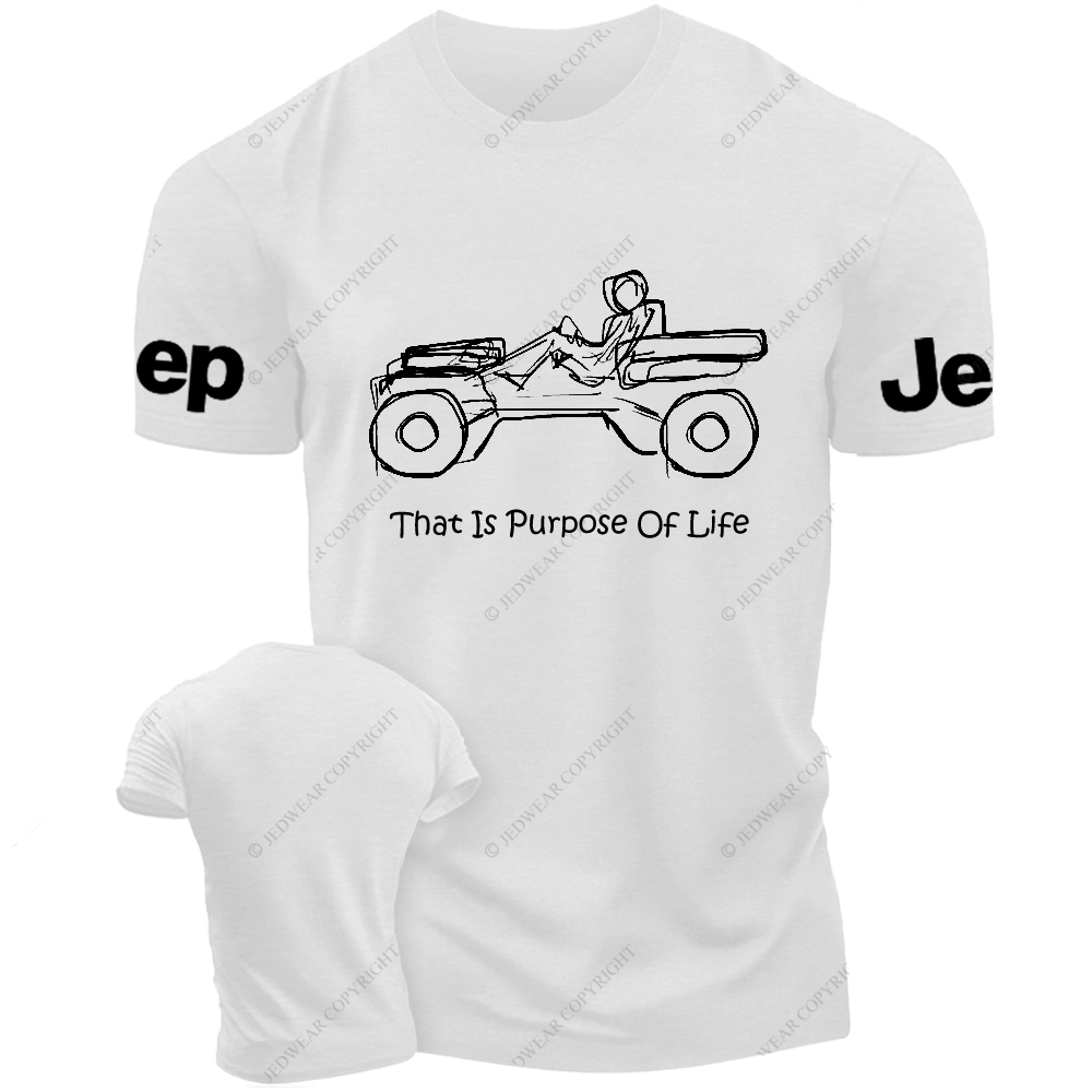 That Is Purpose Of Life Colorful Hand-Painted Jp T-Shirt