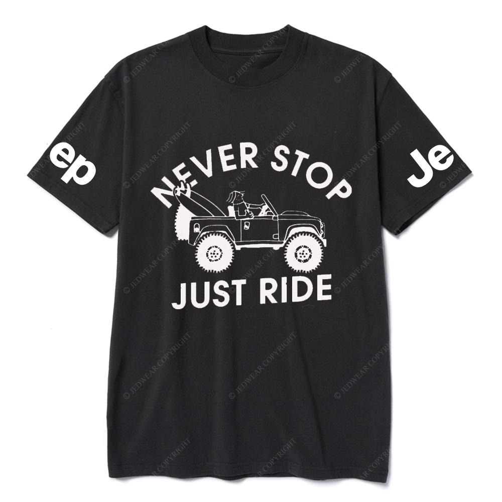 Old JP Never Stop Just Ride People JP T-Shirt