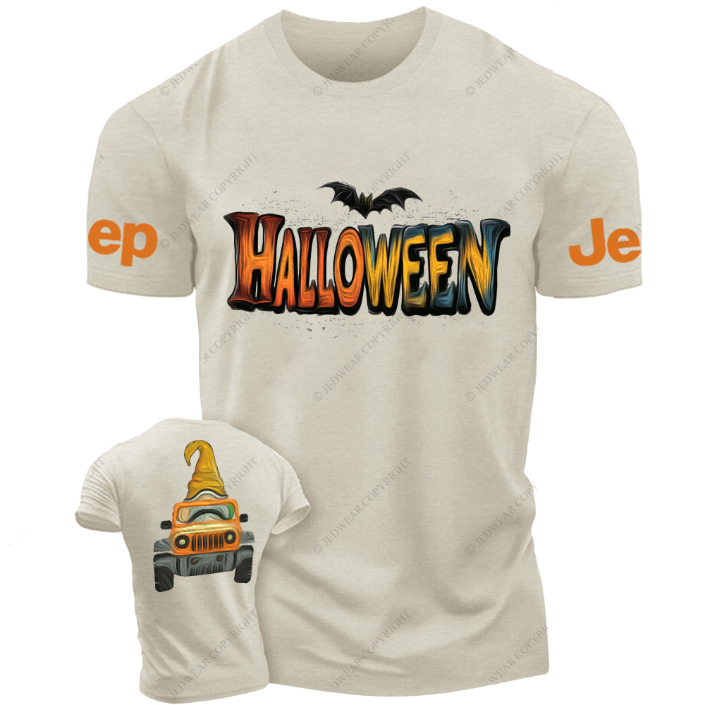 Halloween Gnome Oil Painting Design Jp T-Shirt