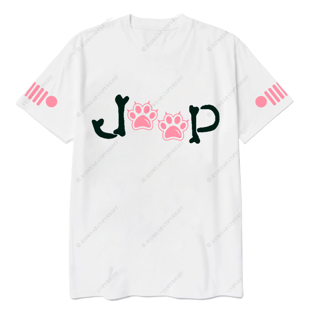 Pink Cat Paw Jp T-Shirt