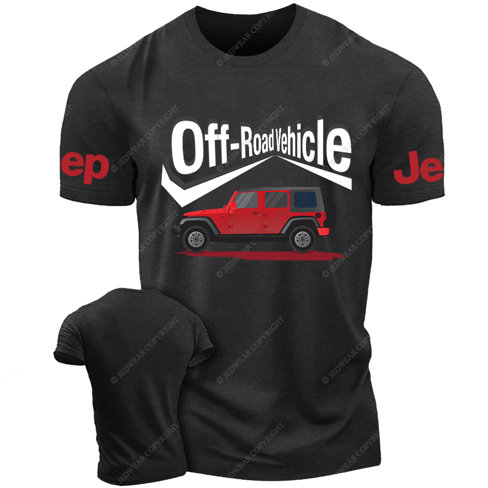 Off-Road Adventure Red Vehicle Jp T-Shirt