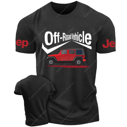 Off-Road Adventure Red Vehicle Jp T-Shirt