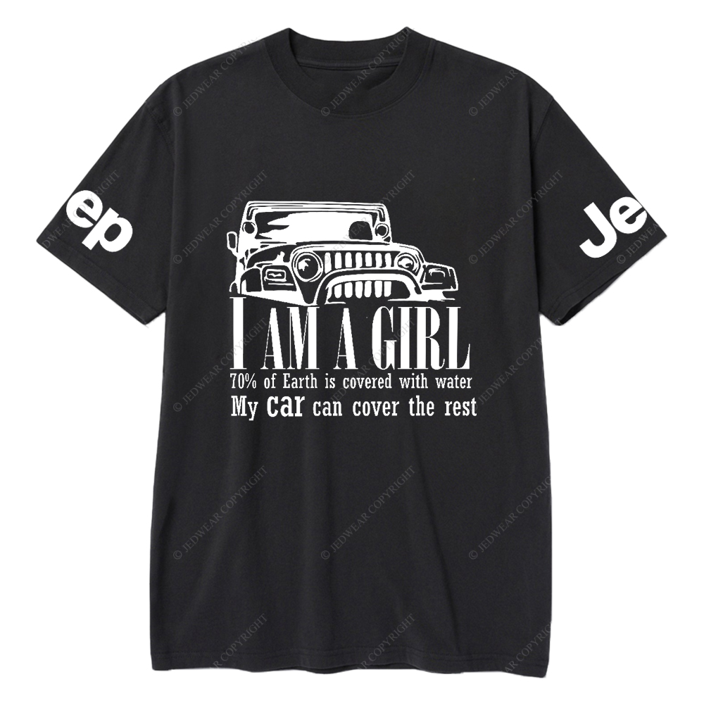 I Am A Girl I Loves My Car Jp T-Shirt