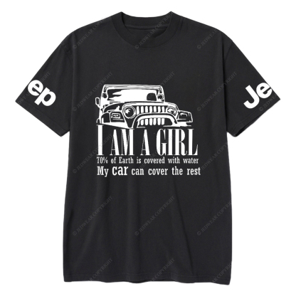 I Am A Girl I Loves My Car Jp T-Shirt