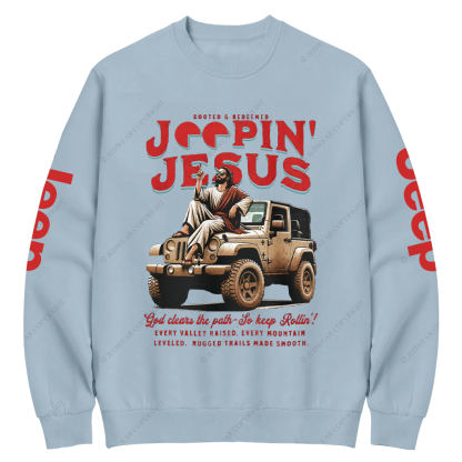 Religion With Jesus Inspirational Faith Christian Jp Crew Neck Sweatshirt
