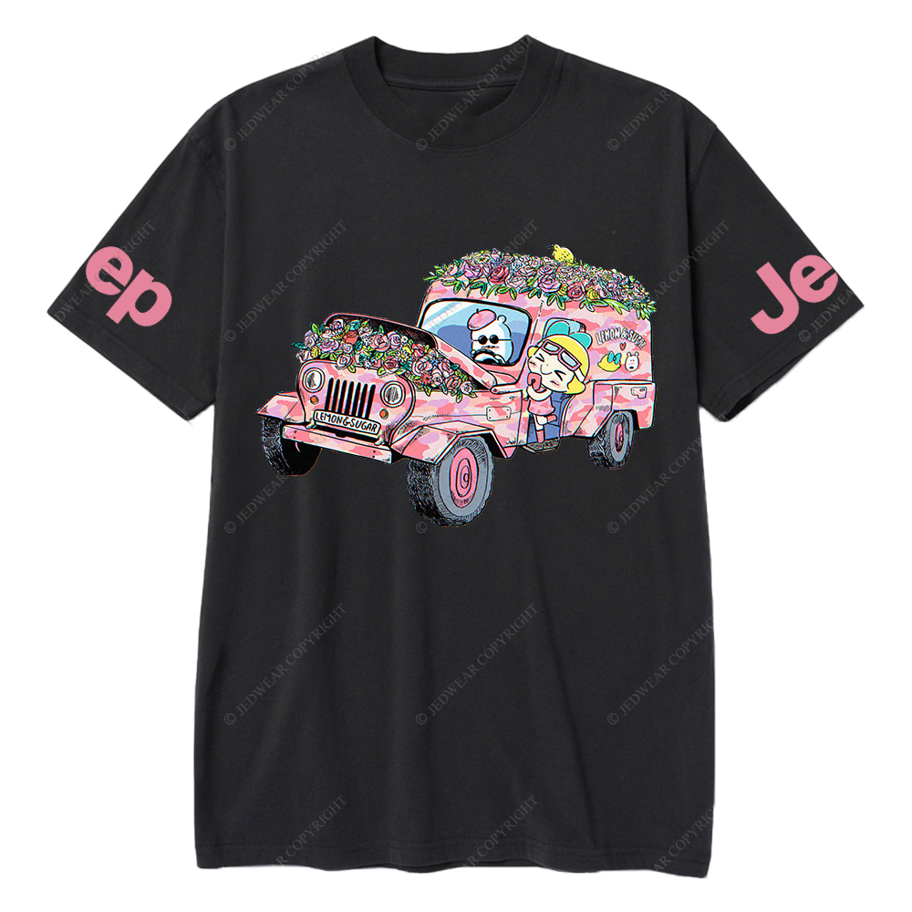 Lemon Sugar Cartoon Flower Funny Jp T-Shirt