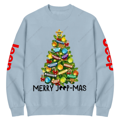 Merry Christmas Tree Christmas Gifts For Lover Jp Crew Neck Sweatshirt