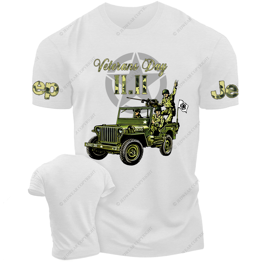 Retro Military Soldiers November 11 Veterans Day Jp T-Shirt