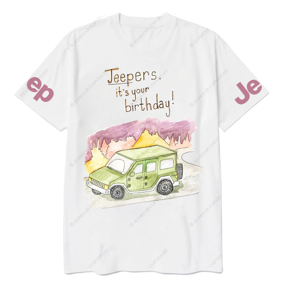 Funny Off-Road Cartoon It's Your Birthday Jp T-Shirt