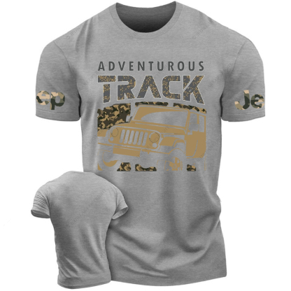 Adventurous Track Camouflage Color Jp T-Shirt