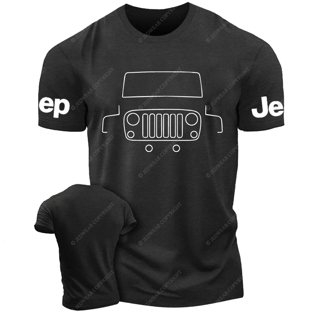 Clipart Line Drawing Off-Road Vehicle Jp T-Shirt