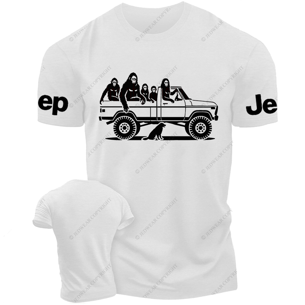 Bigfoot Family In 4x4 Jp T-Shirt
