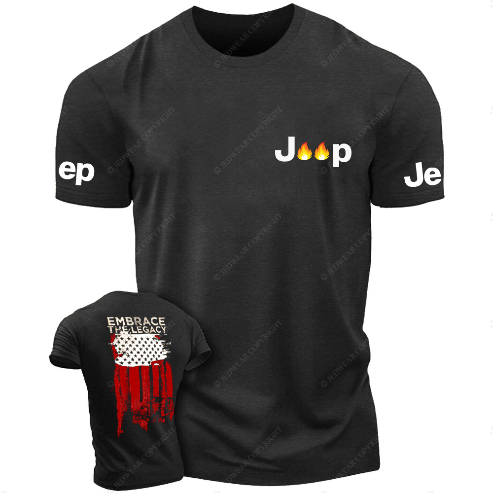 American Flag Embrace The Legacy JP T-Shirt