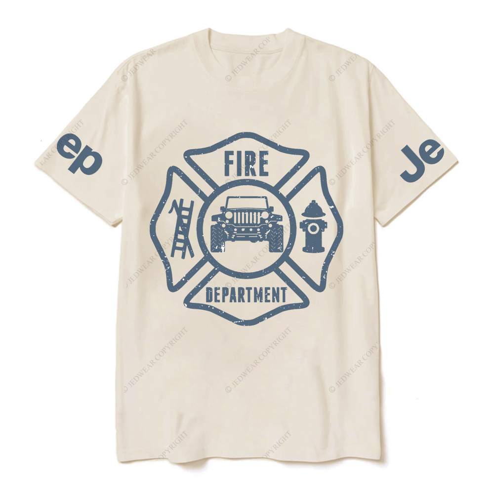 Fire Department  Fire Ladder Fire Hydrant  Jp T-Shirt