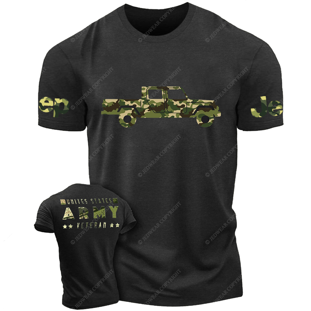  Green Camo Gladiator Truck Camouflage Camo Truck Lovers Jp T-Shirt