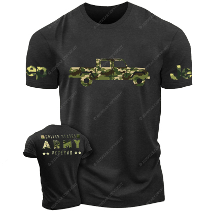 Green Camo Gladiator Truck Camouflage Camo Truck Lovers Jp T-Shirt