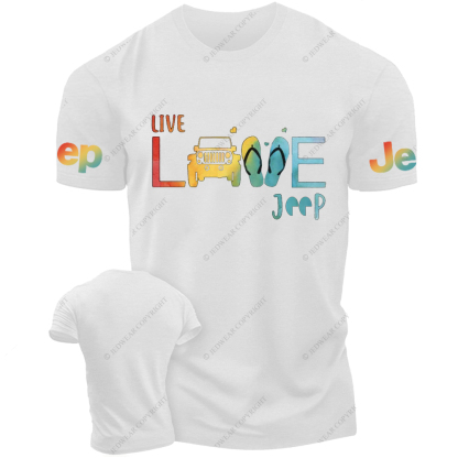 Live Colorful Slippers Jp T-Shirt