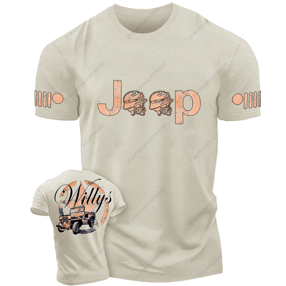 Military Star Willys Vintage Style Jp T-Shirt
