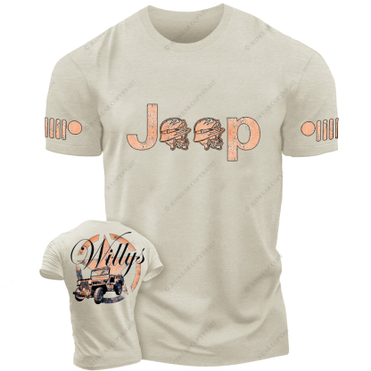 Military Star Willys Vintage Style Jp T-Shirt