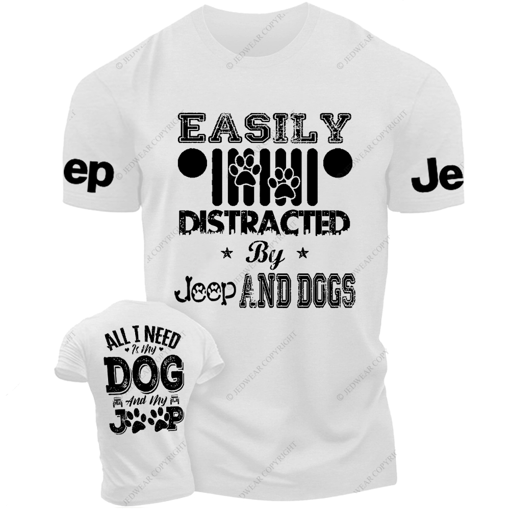 All I Need Is My Dog And My Car Jp T-Shirt